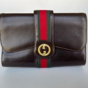 Vintage GUCCI Sherry Line Clutch